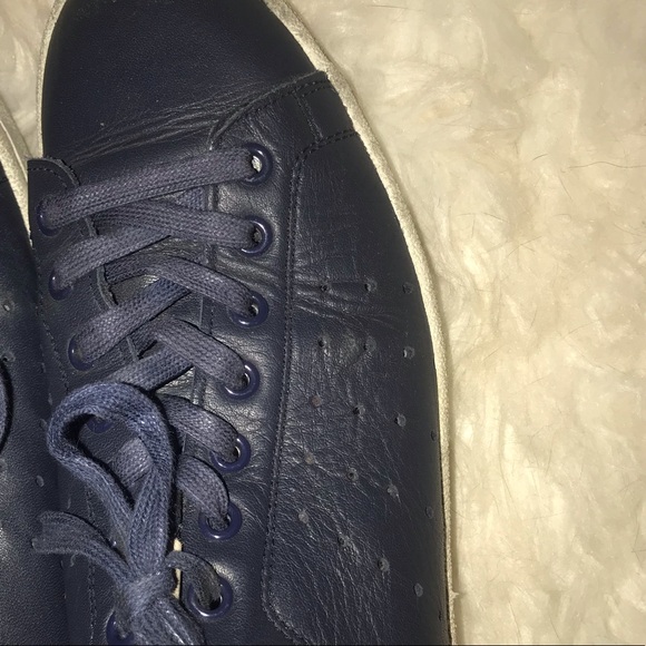 🎉 HP! Rare! PATRICK Navy Leather Sneakers - EUC! - Picture 5 of 9